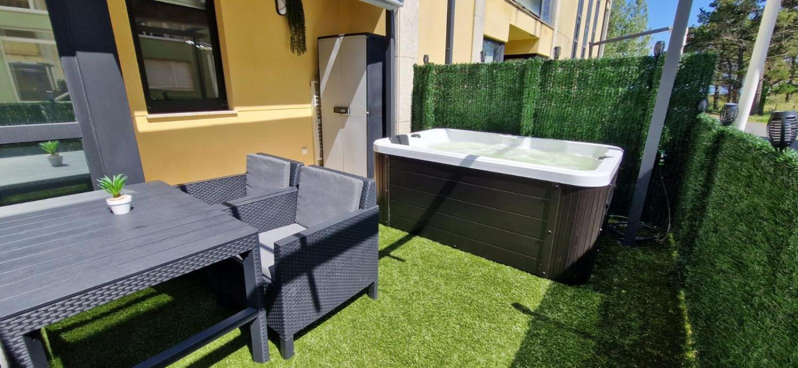 Garden Fisterra - Jacuzzi, Jardin Privado Y Vista Mar Apartman Kültér fotó