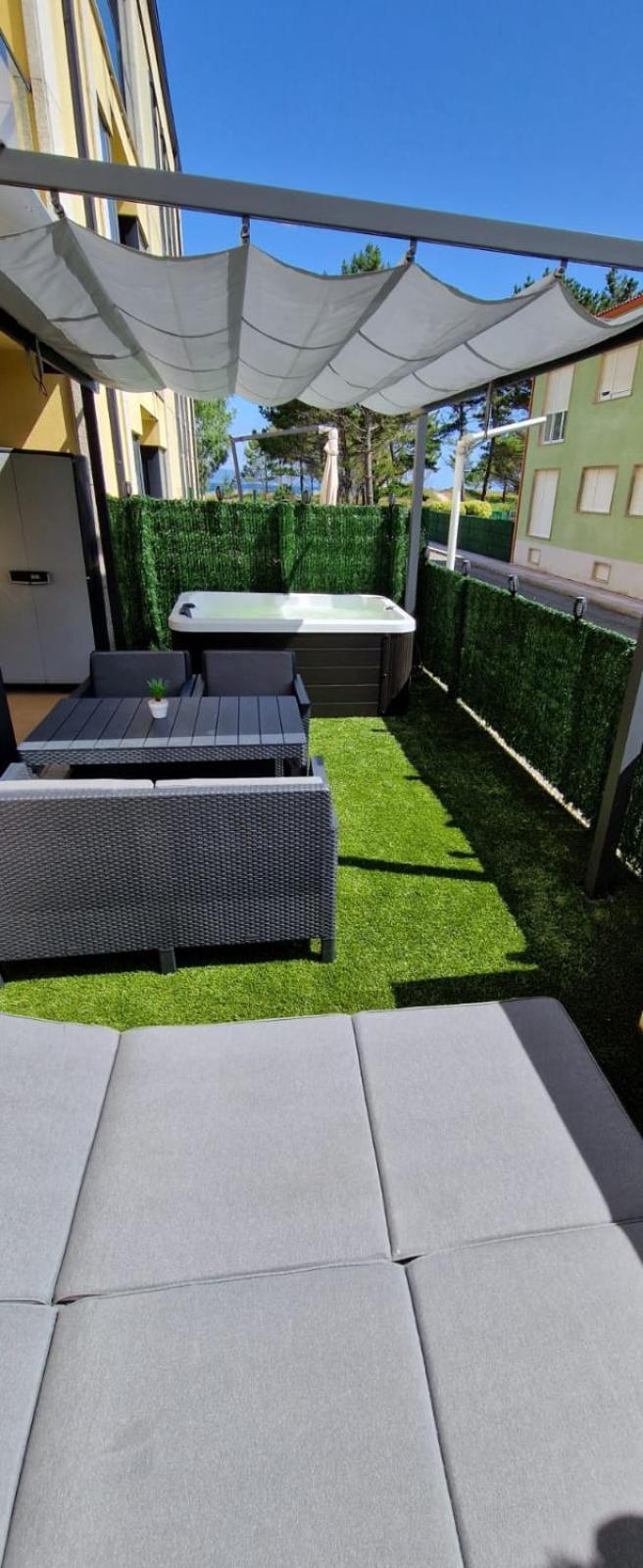 Garden Fisterra - Jacuzzi, Jardin Privado Y Vista Mar Apartman Kültér fotó